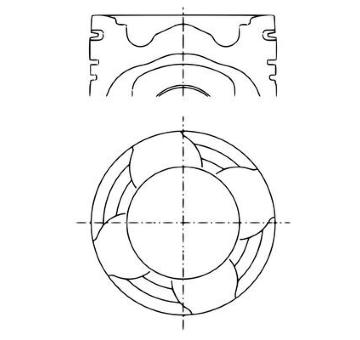 Píst MAHLE 227 PI 00142 000