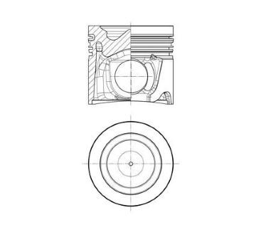 Píst MAHLE 007 PI 00175 002