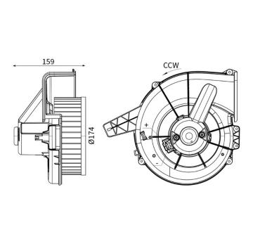 vnitřní ventilátor MAHLE AB 18 000S