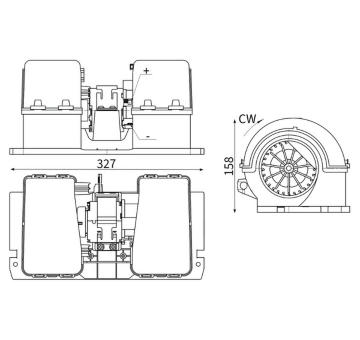 vnitřní ventilátor MAHLE AB 31 000S