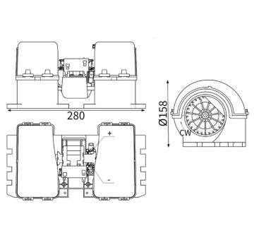 vnitřní ventilátor MAHLE AB 36 000S