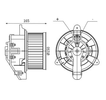 vnitřní ventilátor MAHLE AB 359 000S