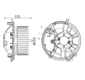 vnitřní ventilátor MAHLE AB 426 000S