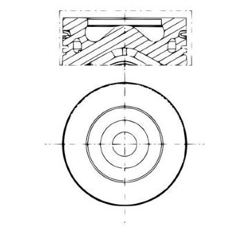 Píst MAHLE 279 PI 00105 000