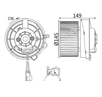 vnitřní ventilátor MAHLE AB 435 000S