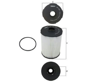 Olejový filter MAHLE OX 1429D