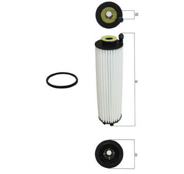 Olejový filter MAHLE OX 1366D