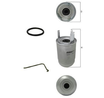 Palivový filter MAHLE KL 1252D
