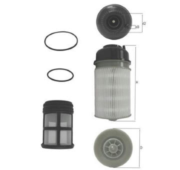 Palivový filtr MAHLE KX 602KIT