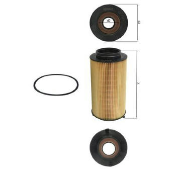 Olejový filter MAHLE OX 1385D