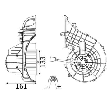 vnitřní ventilátor MAHLE AB 347 000S