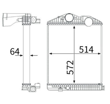 Chladič turba MAHLE CI 114 000S
