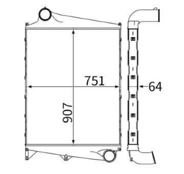Chladič turba MAHLE CI 128 000S
