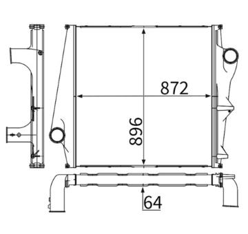 Chladič turba MAHLE CI 354 000S