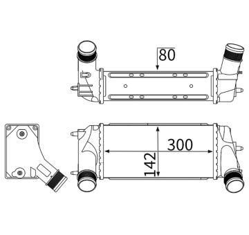 Chladič turba MAHLE CI 700 000S