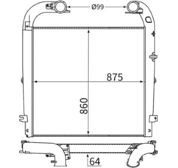 Chladič turba MAHLE CI 749 000S