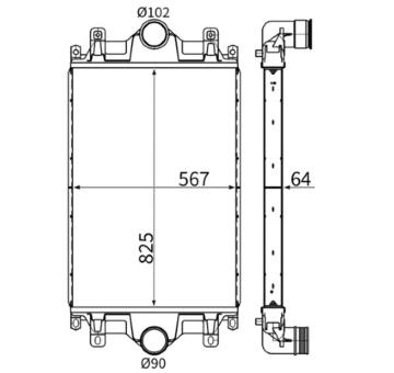 Chladič turba MAHLE CI 756 000S