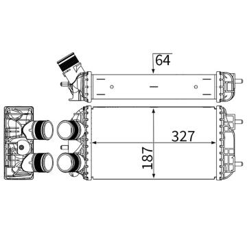 Chladič turba MAHLE CI 763 000S