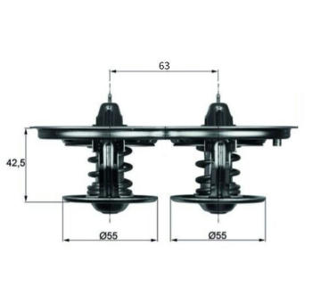 Termostat, chladivo MAHLE TX 32 71D