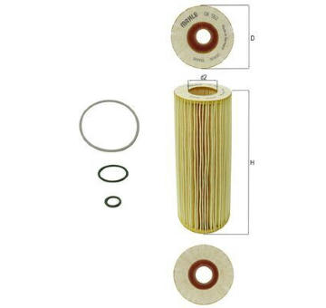 Olejový filter MAHLE OX 562D
