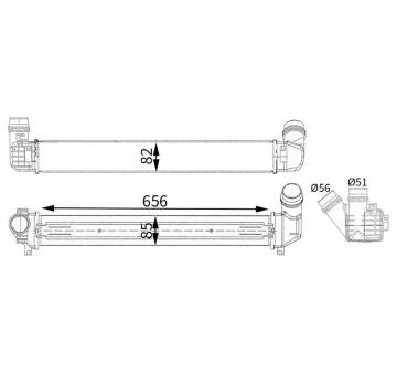Chladič turba MAHLE CI 767 000S