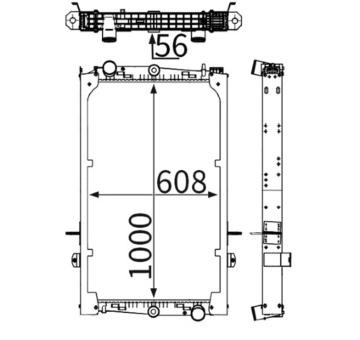 Chladič, chlazení motoru MAHLE CR 2780 000S