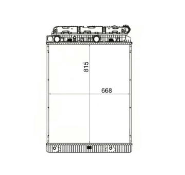 Chladič, chlazení motoru MAHLE CR 673 000S