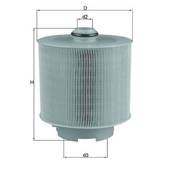 Vzduchový filtr MAHLE ORIGINAL LX 1006/2D