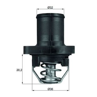 Termostat, chladivo MAHLE TI 47 89