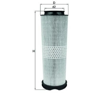Vzduchový filter MAHLE LX 943