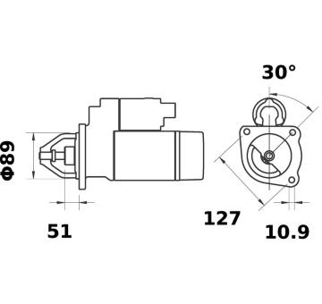 Startér MAHLE MS 191