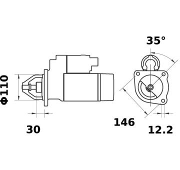 Startér MAHLE MS 13