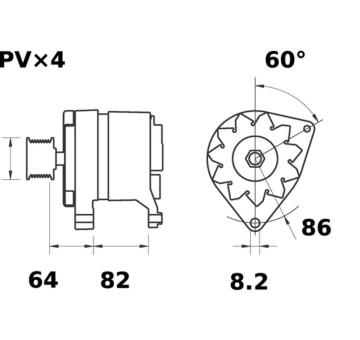 generátor MAHLE MG 507