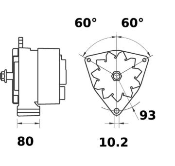 generátor MAHLE MG 493