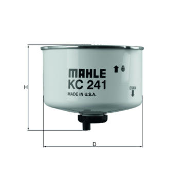 Palivový filtr MAHLE KC 241D