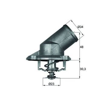 Termostat, chladivo MAHLE TI 224 92