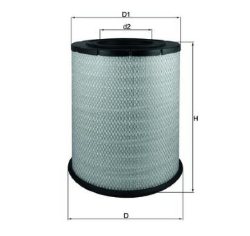 Vzduchový filter MAHLE LX 1587