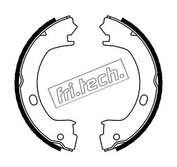 Sada brzdových čelistí, parkovací brzda fri.tech. 1023.006