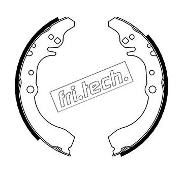 Sada brzdových čelistí fri.tech. 1026.348