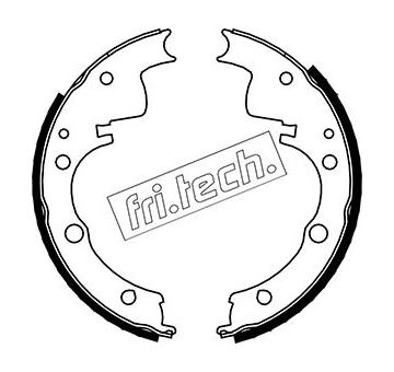 Sada brzdových čelistí fri.tech. 1034.087