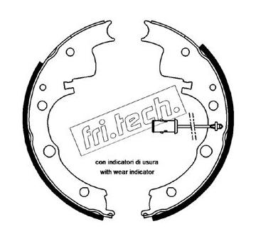 Sada brzdových čelistí fri.tech. 1034.088