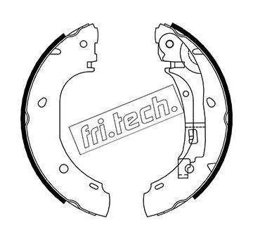 Sada brzdových čelistí fri.tech. 1034.106