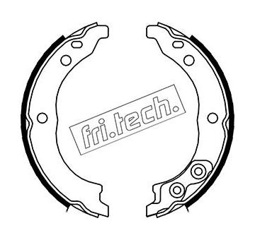 Sada brzdových čelistí, parkovací brzda fri.tech. 1034.113