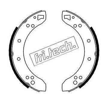 Sada brzdových čelistí fri.tech. 1040.087