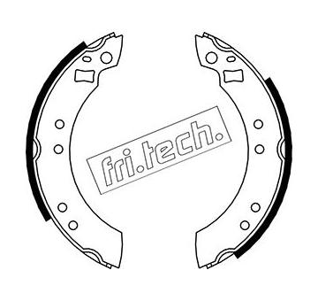Sada brzdových čelistí fri.tech. 1040.094