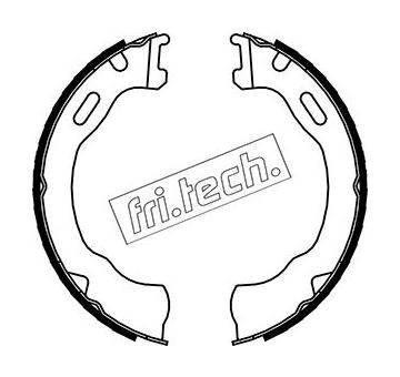 Sada brzdových čelistí, parkovací brzda fri.tech. 1040.160