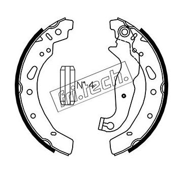 Sada brzdových čelistí fri.tech. 1040.161