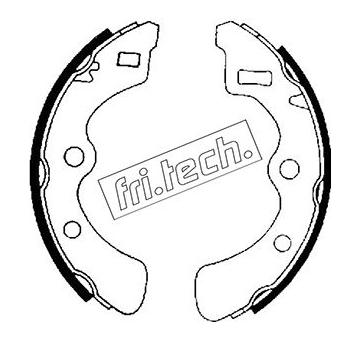 Sada brzdových čelistí fri.tech. 1044.009