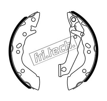 Sada brzdových čelistí fri.tech. 1046.202