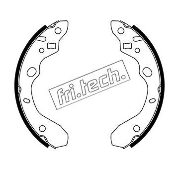 Sada brzdových čelistí fri.tech. 1049.148